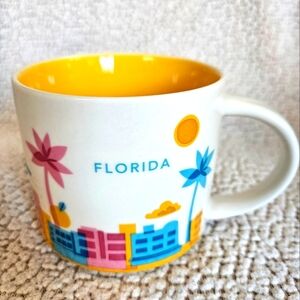 Starbucks Florida Souvenir You Are Here Collection Ceramic Coffee Mug 14 Oz-2015